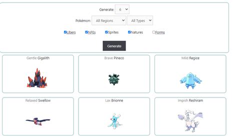 database pokemon